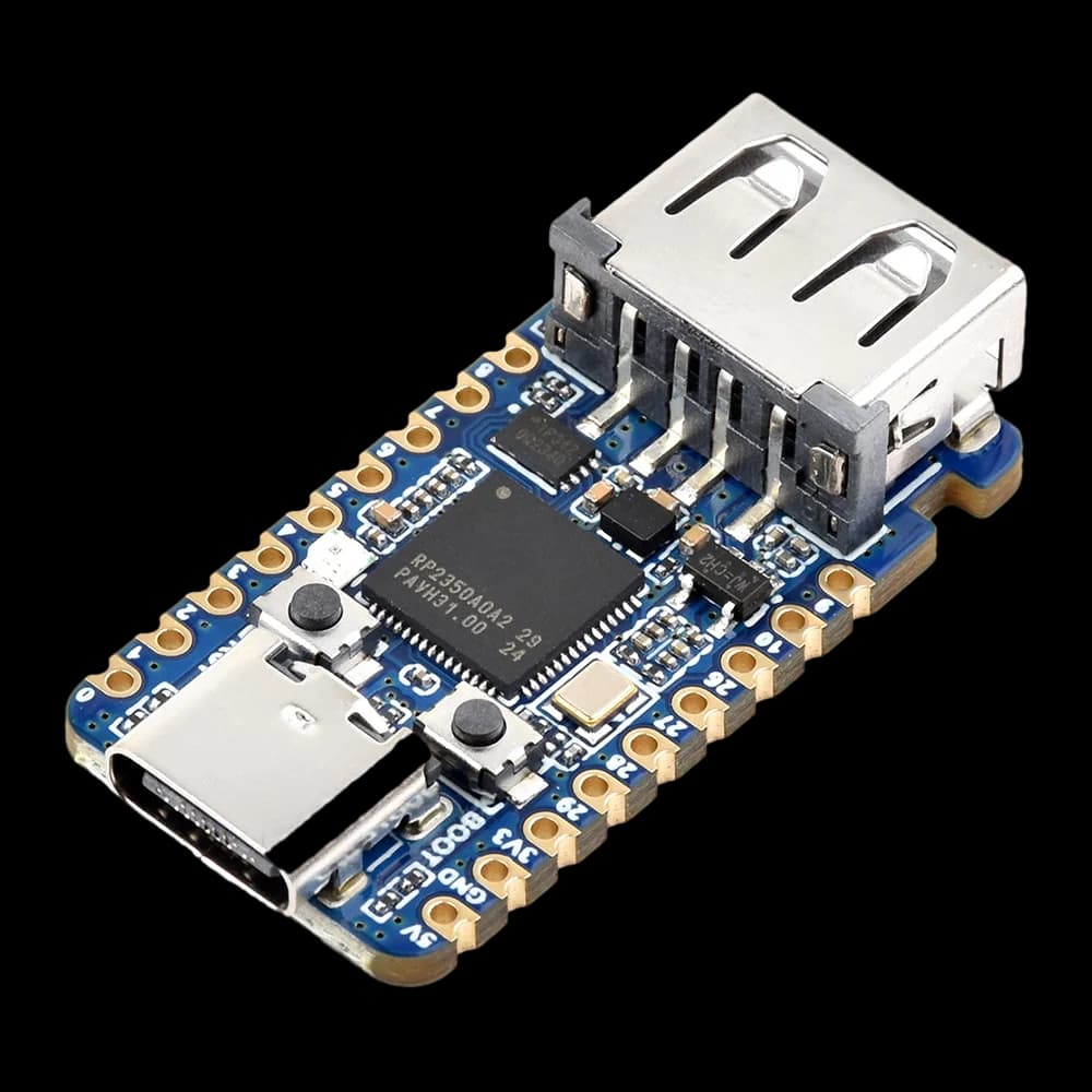 RP2350-USB-A Mini Development Board for Raspberry Pi ARM Cortex-M33+Hazard 3 RISC-V Processor 4MB Flash RP2350A Microcontrollor