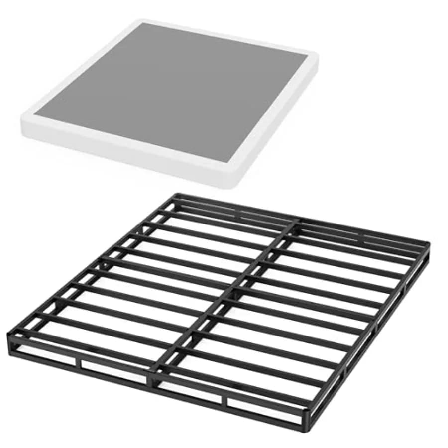 Base letto a molle a profilo basso per materasso, robusta, con rivestimento per base letto