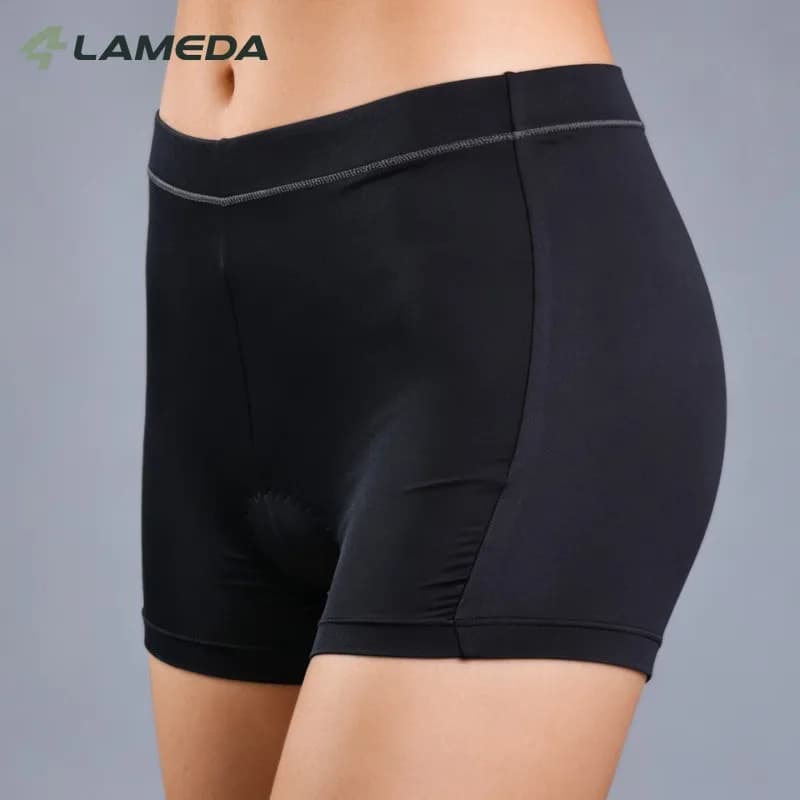 LAMEDA Women's Shockproof Cycling Shorts Tight Bike Briefs Comfortable Bicycle Underwear With 3D Padded Breathable Underwear