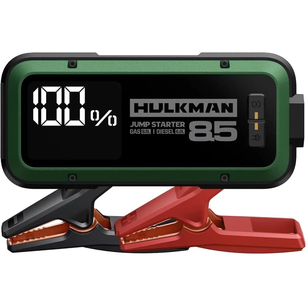 Hulkman Alpha85, Verde Mezzanotte, Avviatore Smart Jump 2000A 74Wh, Booster Batteria per Auto Portatile 12V con Display 3.3, Alimentatore USB-C,