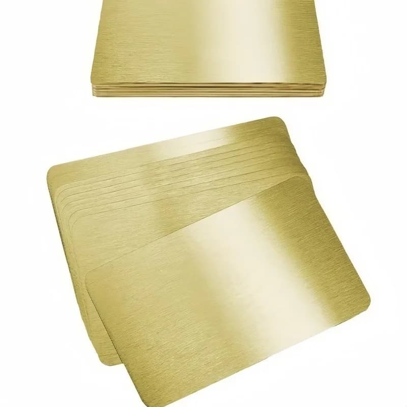 89 Pezzi di Fogli in Alluminio Opaco Dorato per Artigianato, Piastre Regalo per Incisione Laser, Resistenti all'Usura, per Forniture Artigianali