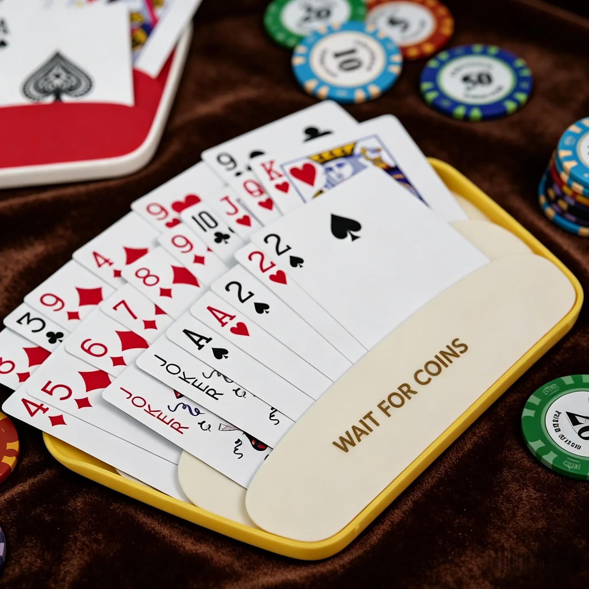 Supporto per Carte da Gioco, Organizzatore Portatile per Giochi da Tavolo