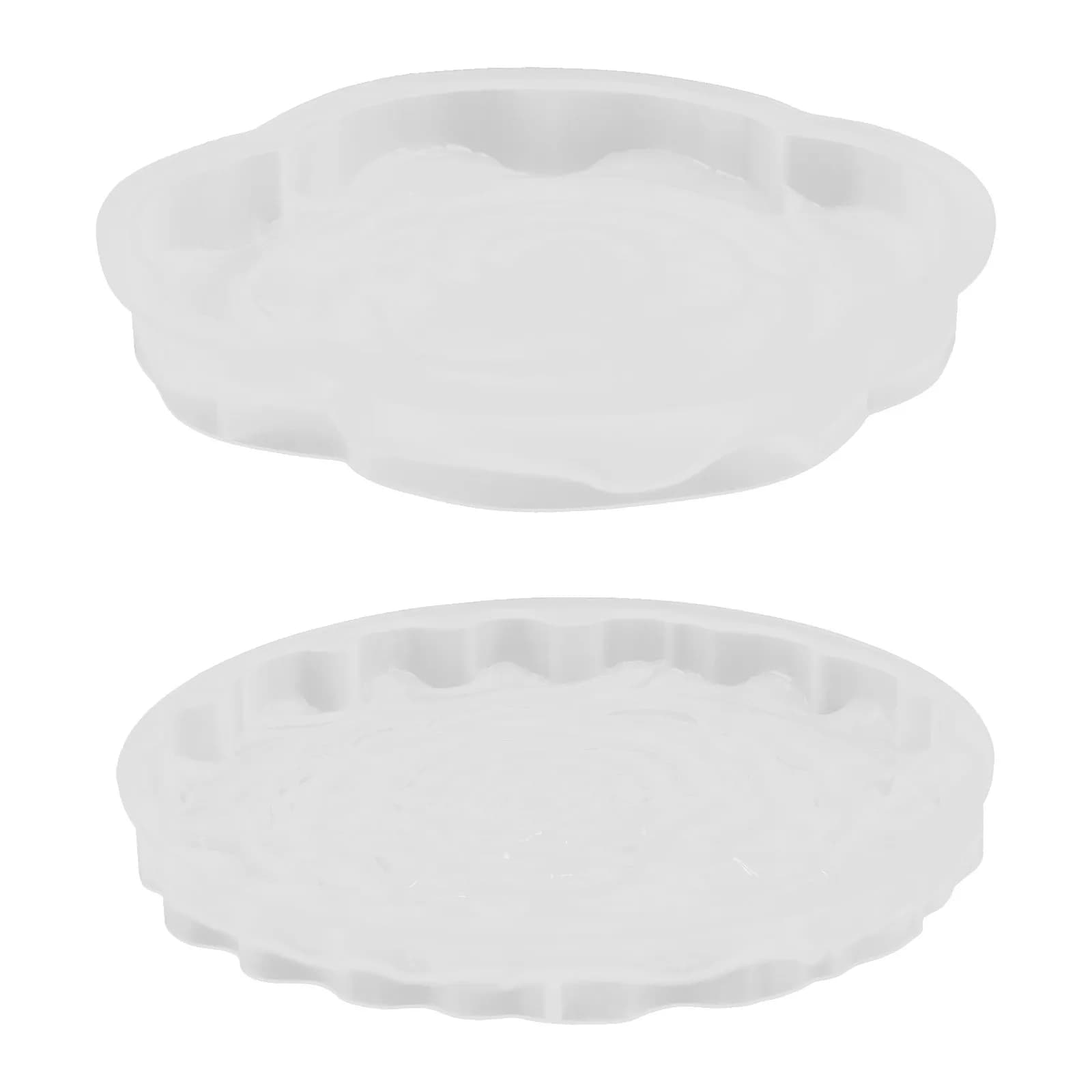 Stampo in Silicone per Sottobicchieri a Forma di Rosa, 2 Pezzi, per Resina Epossidica e Decorazioni Fai-da-Te