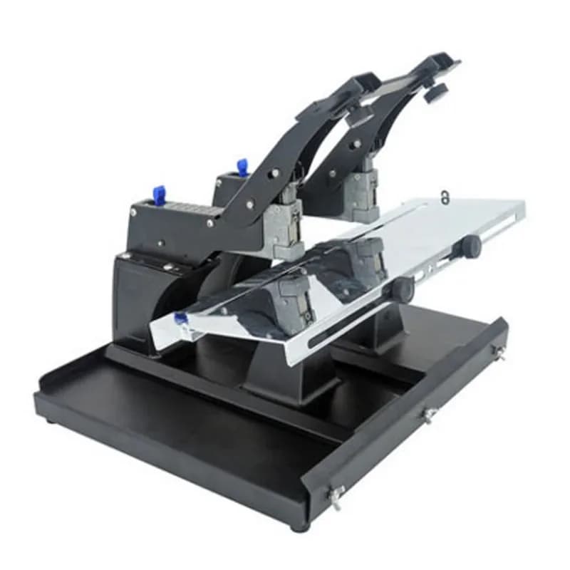 Nuova cucitrice a sella SH-03G Rilegatrice a sella a doppia testa Cucitrice multifunzionale standard a spessore medio Chiodo piatto manuale