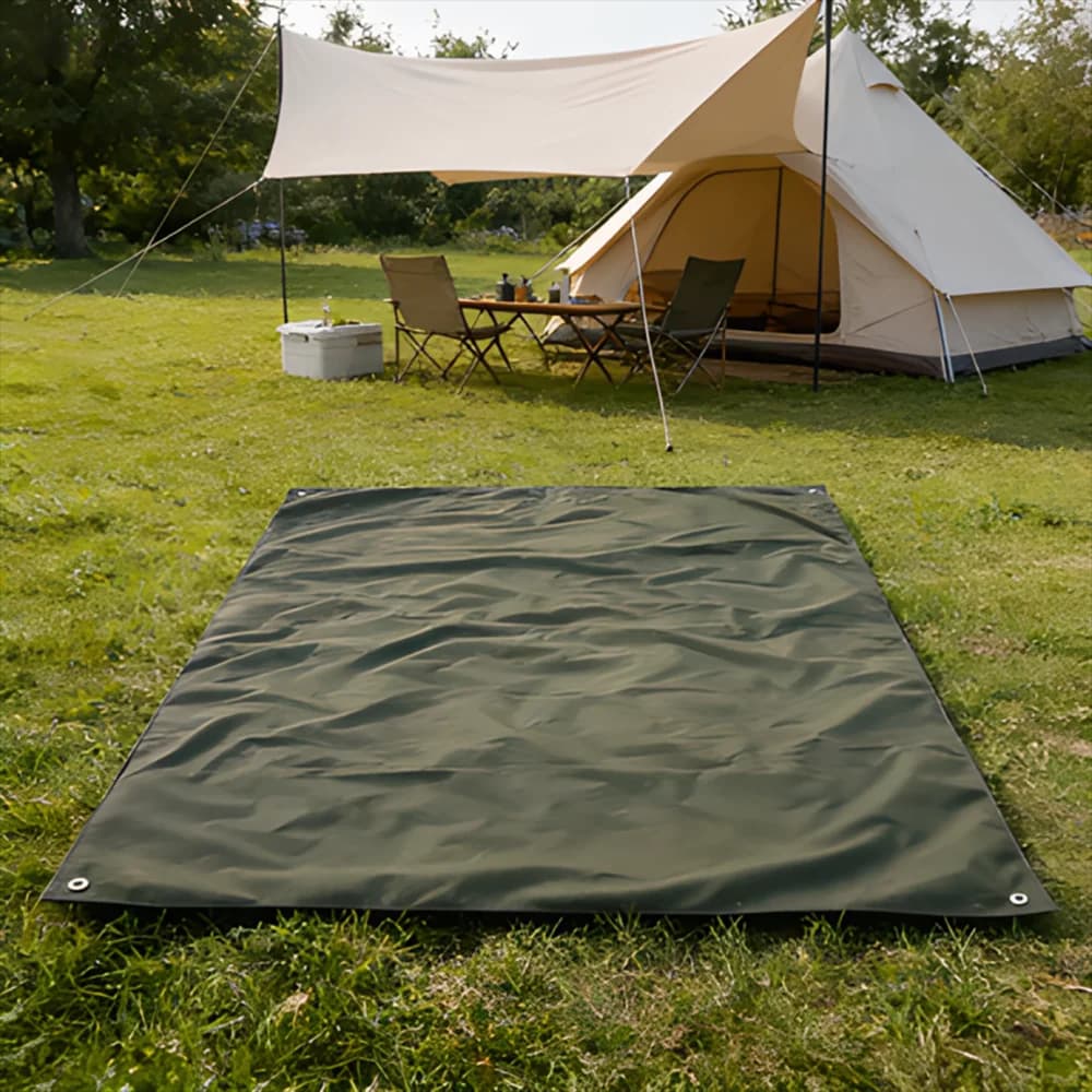 Tappetino da picnic portatile e resistente | Tappetino per Tenda in Tessuto Oxford Rinforzato, Coperta Impermeabile per Campeggio all'Aperto 1