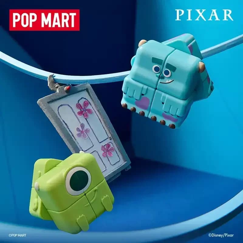 POP MART PIXAR POP CUBE CUBIEC Series Mystery Box Genuine Blind Box Guess Toys Bag Ornament Figurines Home Decor Desktop Dolls