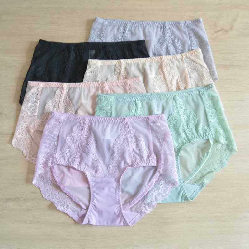 S230 new long-term recommendation, lace mesh fabric triangular women's breathable elastic underwear multi-color with large size
