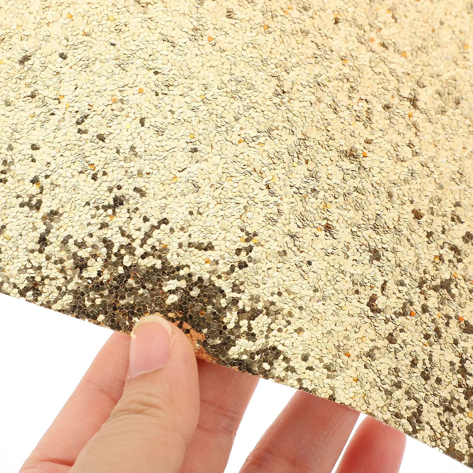 Foglio di Tessuto PU con Paillettes Glitterate per Orecchini Fai-da-Te, Borse Artigianali, Cappelli, Sciarpe, Decorazioni e Creazioni Artigianali Lucide
