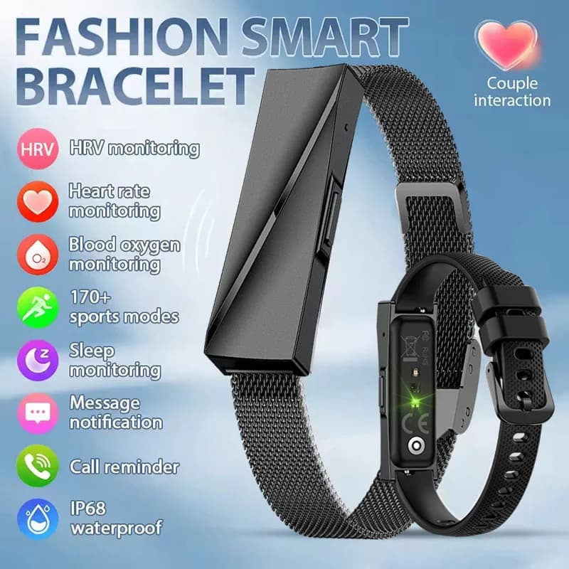 Reminder called Smartwatch Band for Men Women Sport Fitness Tracker Smart Bracelet Heart Rate Blood Oxygen Monitor Pedometer