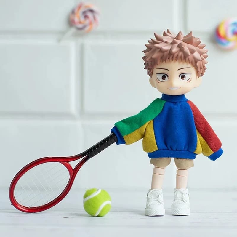 1/12 Bjd Dolls Multicolor Hoodie Clothes Color Matching Casual Hoodies For Ob11 Bjd Doll, Ymy Dod Ddf Doll