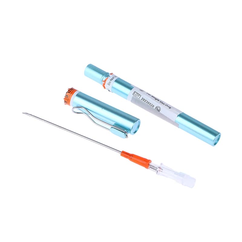 Attrezzatura di emergenza Kit di pronto soccorso Tensione Pneumotorax Ago toracico Ago medico per decompressione torace