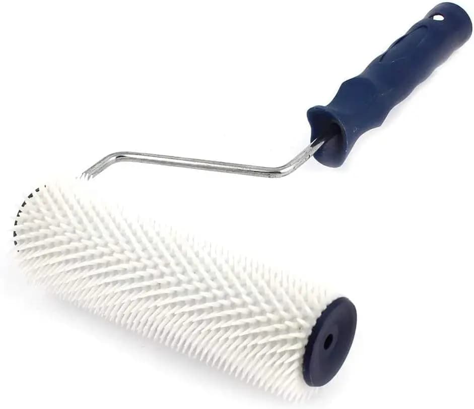 23 cm/9' latex floor self-leveling pin roller to remove bubbles, hand brush, concrete construction tool