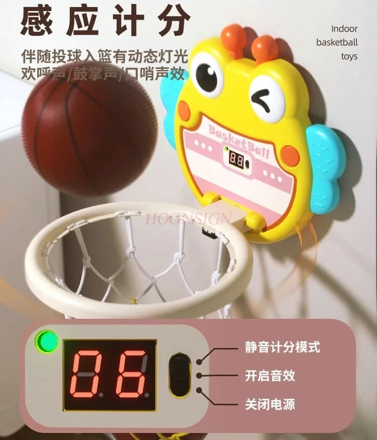 Telaio da basket per interni per bambini Telaio da tiro Telaio da basket Per uso domestico Appeso Palla per bambini Giocattoli Ragazzo
