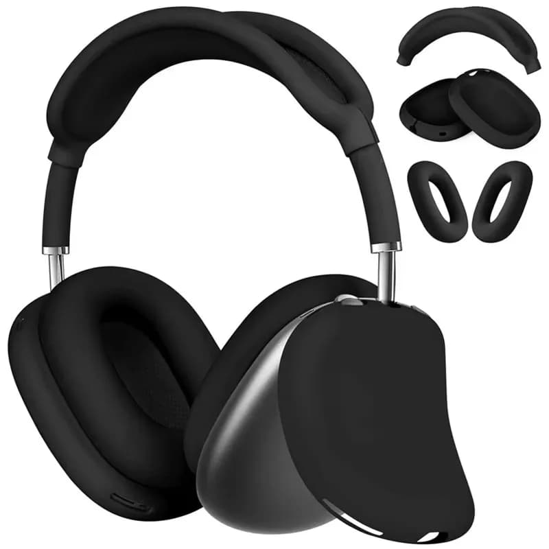 Custodia per cuffie protettiva in silicone morbido 3 in 1 per custodie Airpods Max Accessori per cover per auricolari antigraffio antiurto