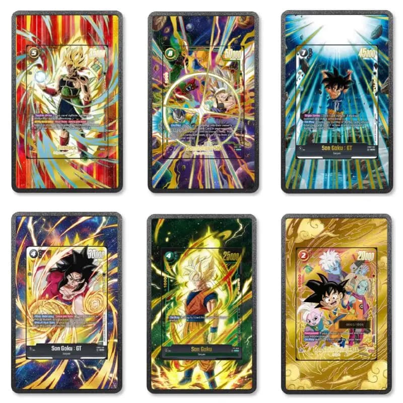 Custodia Protettiva in Acrilico Anime per Dragon Ball Son Goku GT Bardock, Espositore per Carte da Gioco, Scatola Contenitore (Senza Carte)