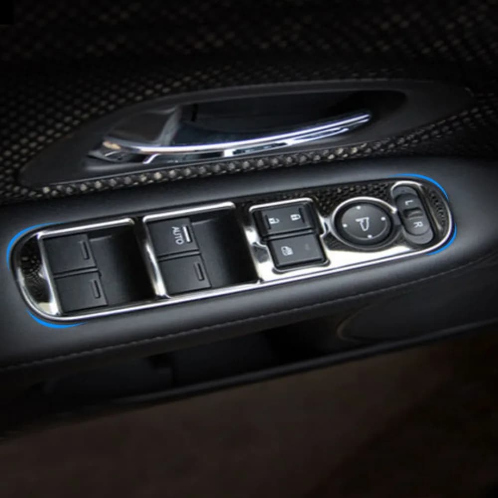 Auto Auto Porta Interna Pannello Finestra Interruttore Pannello di Controllo Lunetta Trim per Honda Vezel HR-V HRV 2014 - 2022 LHD Accessori Auto
