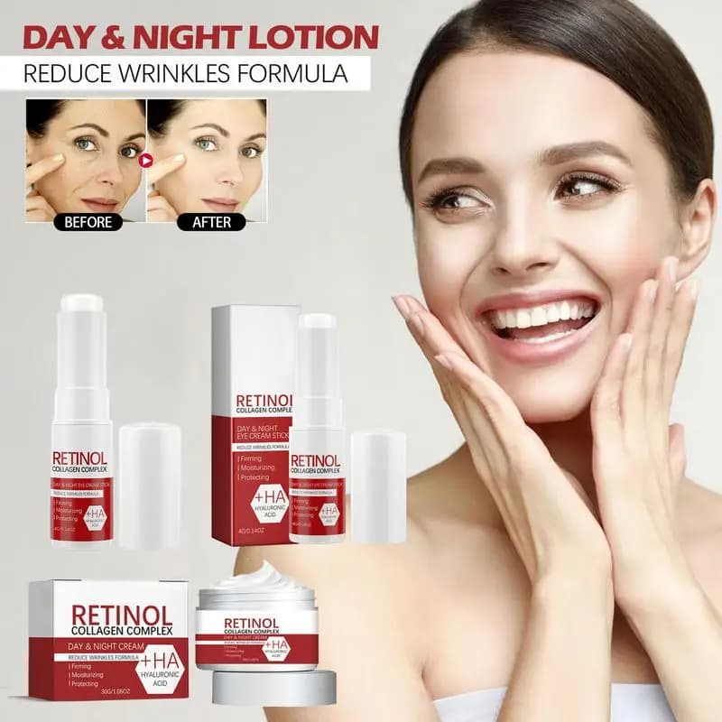 Instant Retinols FaceCream Anti wrinkle removal bags in eyes moisturizer reduce lightening FineLine Eye Stick