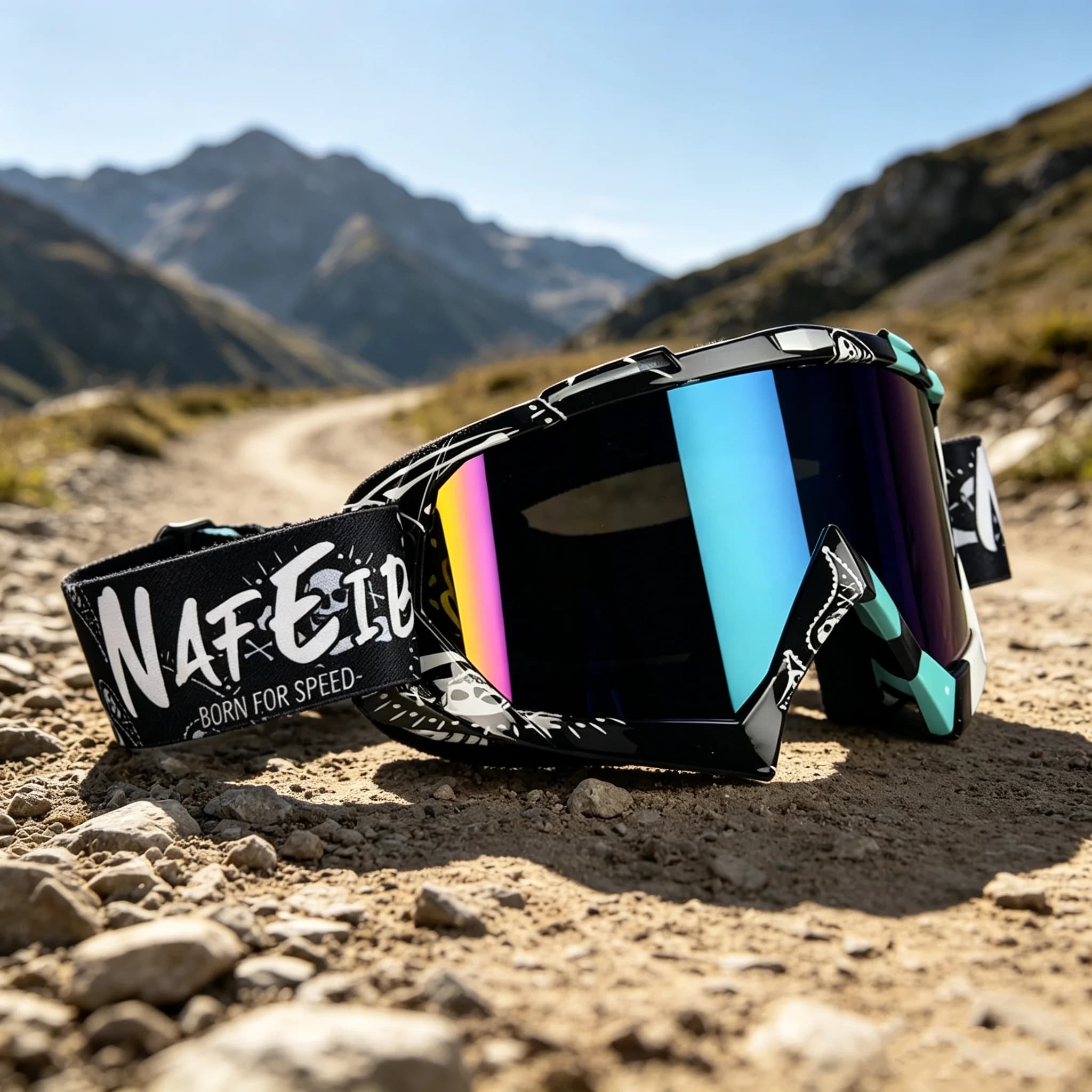 Windproof UV Protective HD Goggles, Anti-Sand Motocross Ski Eyewear for Cycling All Kinds of Outdoor Sports Racing