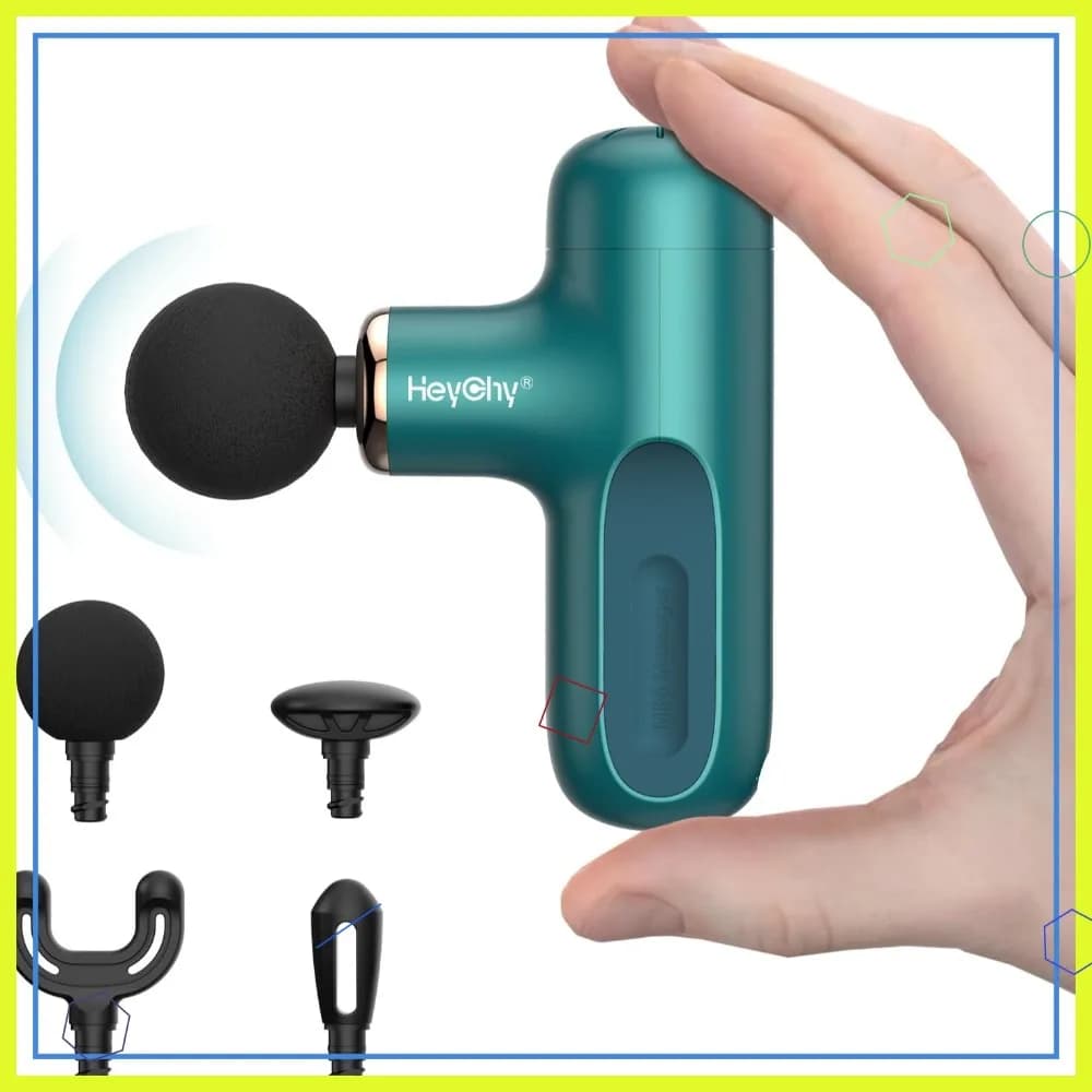 Mini Pistola per Massaggio, Massaggiatore Muscolare a Percussione Profonda, Portatile per Viaggi, Palestra, Ufficio