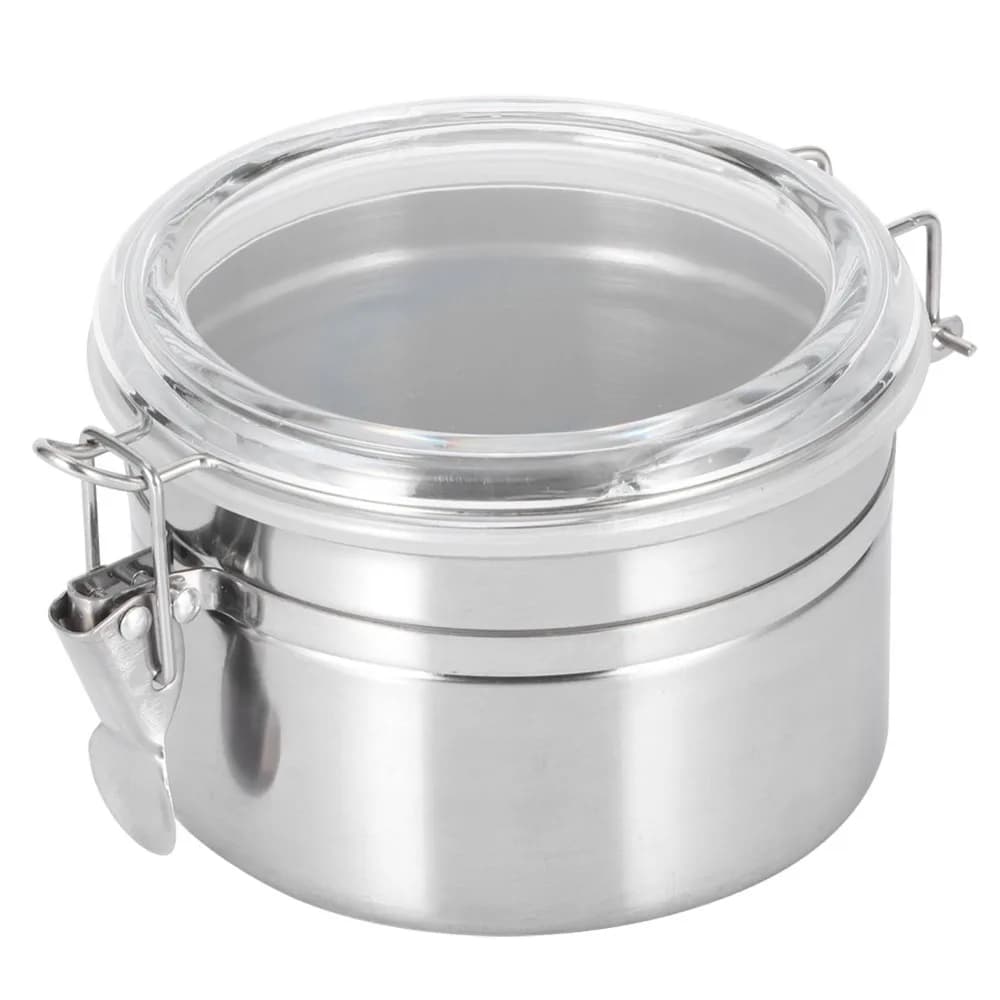 Stainless Steel Airtight Coffee Container 750ml/950ml/1150ml/1500ml Locking Clamp Bean Storage Jar Kitchen Organization Jar