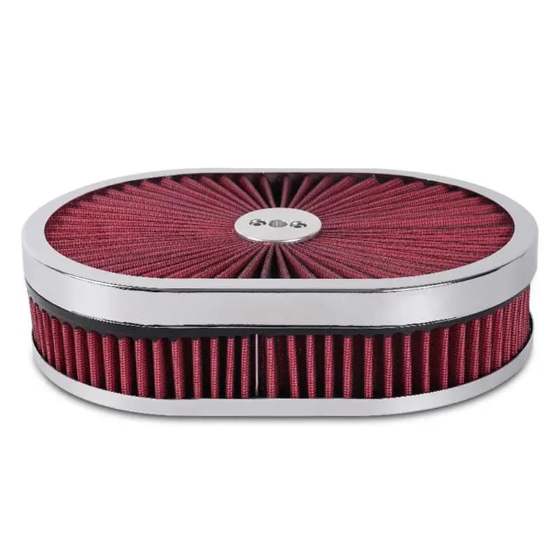 Filtro dell'aria ovale AEE5-Car da 12x2 pollici, purificatore d'aria per colletto di interfaccia da 5-1/8 pollici