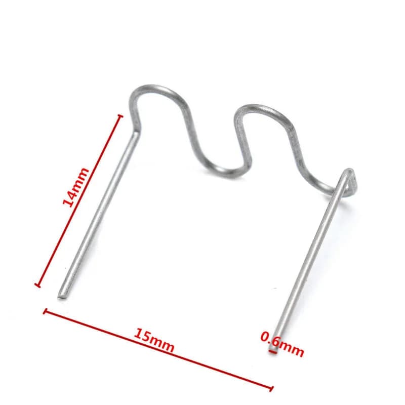 Portable Hot Staples 600106 Gray Hand Tools Pre Cut Stainless steel Standard For Plastic Stapler Repair Welder