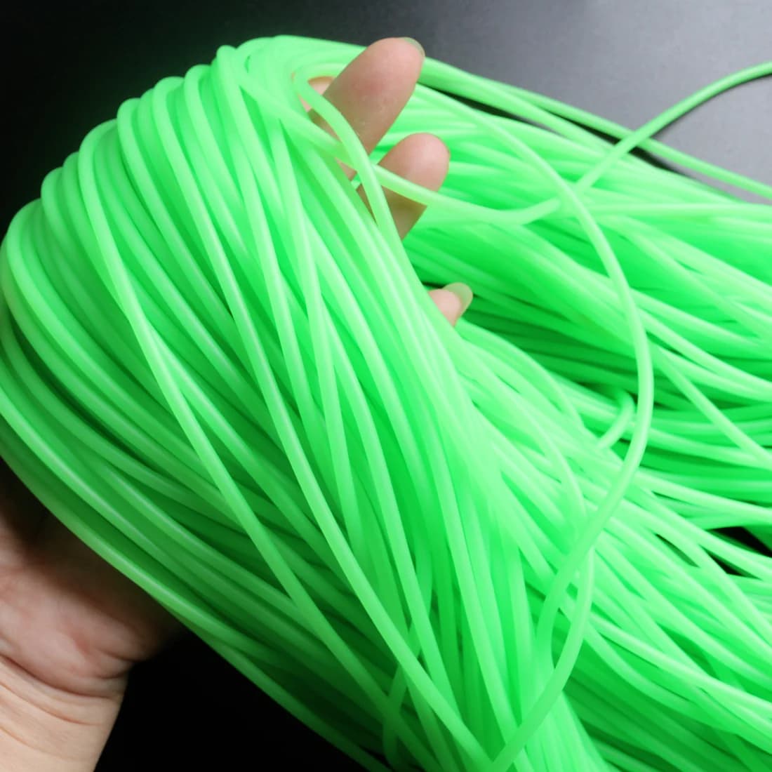 Texas Rig Bead Drop Shot Rig Bead Fishing Rod Luminous Tape Luminous Beads Fluorescent Hose Lighting Strips