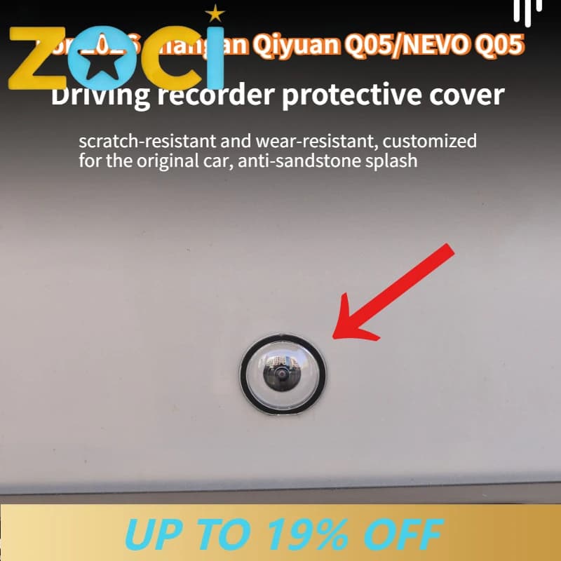 Dashcam Camera Protective Cover for 2026 Changan Qiyuan Q05/NEVO Q05,Rainproof Anti-Scratch Glass Film Car Exterior Accessories