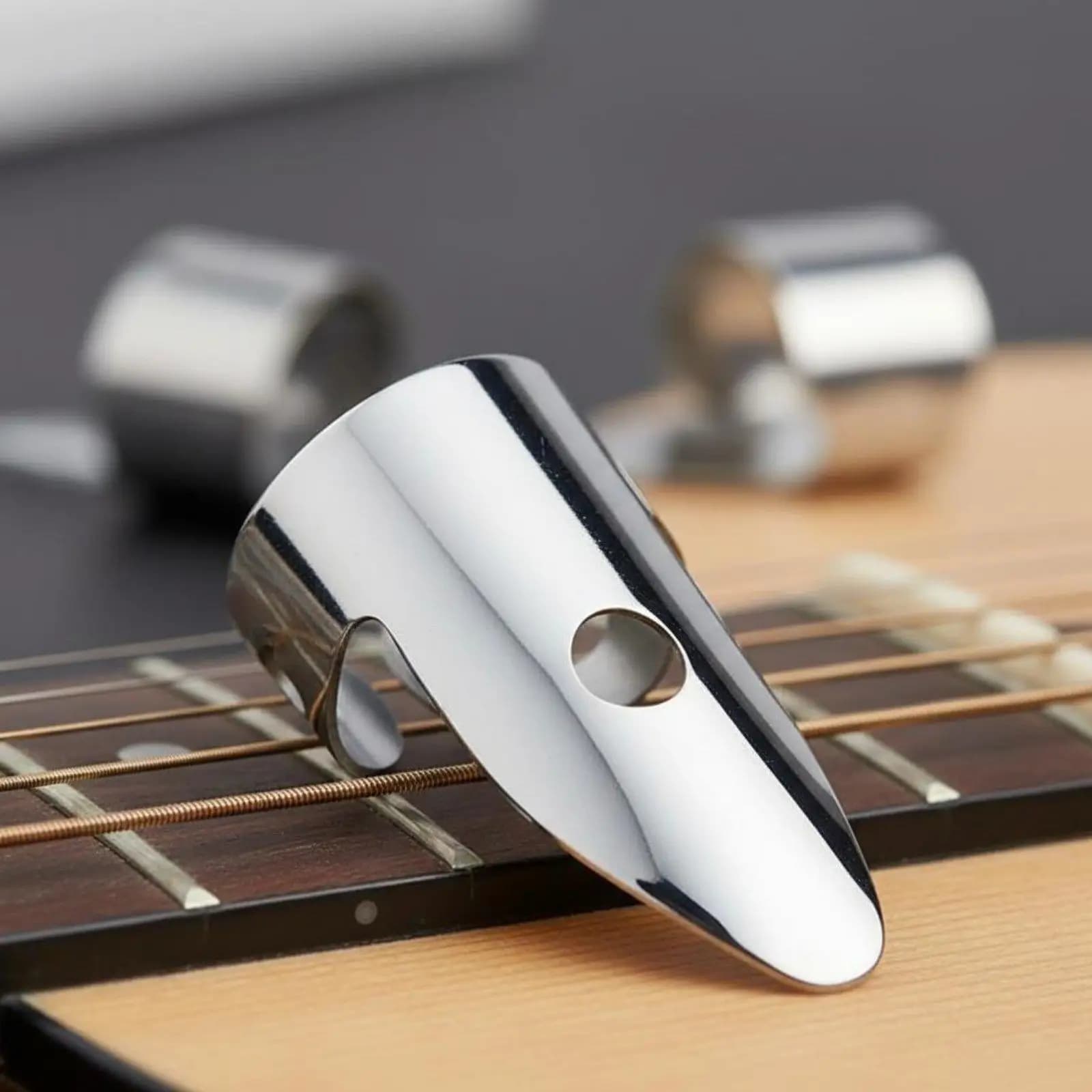 Practical Banjo Finger Picks Set Adjustable Thumb Pick Steel Guitar Finger Accessory for Daily Banjo Use