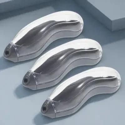 Set of 3 Swimwear Cases, Plastic Boxes Holders for Protecting and Carrying Eyelets