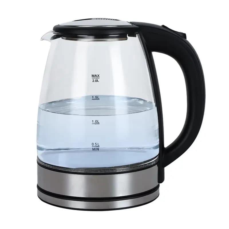 【RAMADAN SALE】2L Electric Kettle Glass Fast Boil LED Household Appliance Fast Boil Kettle Portable Electric Jug Auto Shut-Off Ke