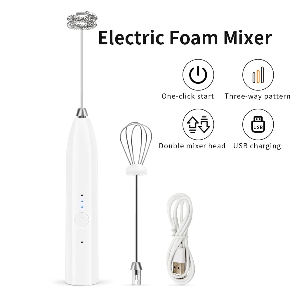 Wireless whirlpools Baking mixer Frullino for eggs Portable electric blender Coffee maker Frusta Mixer Capuchin Cream Ugello Mixing