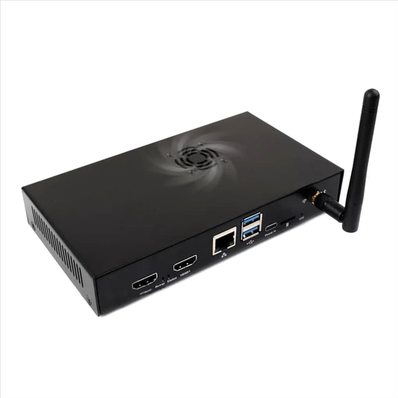New! !For processing module Raspberry Pi 5 case CM5 with cooling fan for IO CM5 card