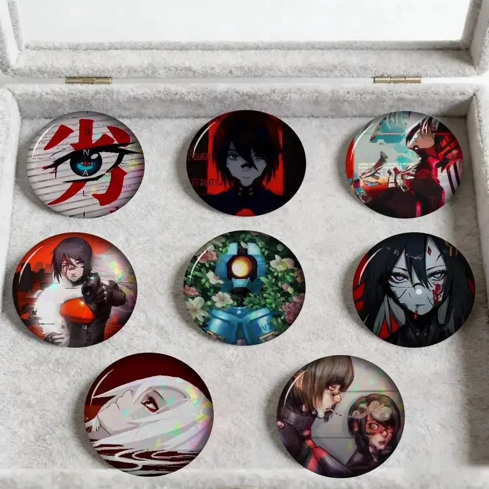Popular S-Signalis Horror Game Anime Button Pin Handmade Brooch Clothes Cartoon Badge Backpack Decoration Jewelry Accessories