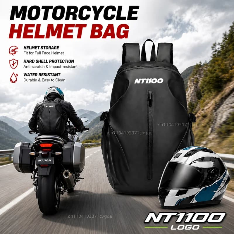 Knight Backpack Motorcycle Helmet Bag Travel Equipment Waterproof Large Capacity For Honda NT1100 CB1100X NT 1100 CB 1100 X