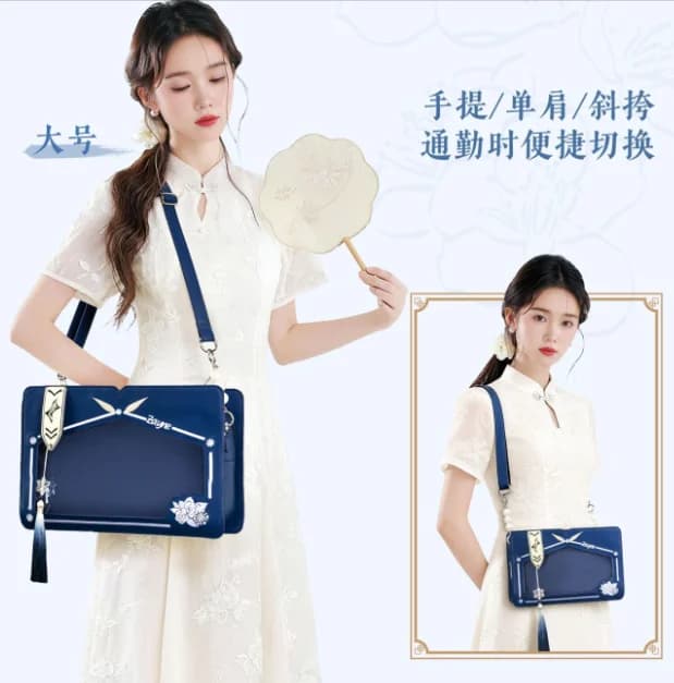 Borsa Messenger Anime Love and Deepspace Zayne, Zaino Itabag per Cosplay, Borsa Scuola, Borsa a Mano Anime Cosplay, Regalo di Natale, Halloween