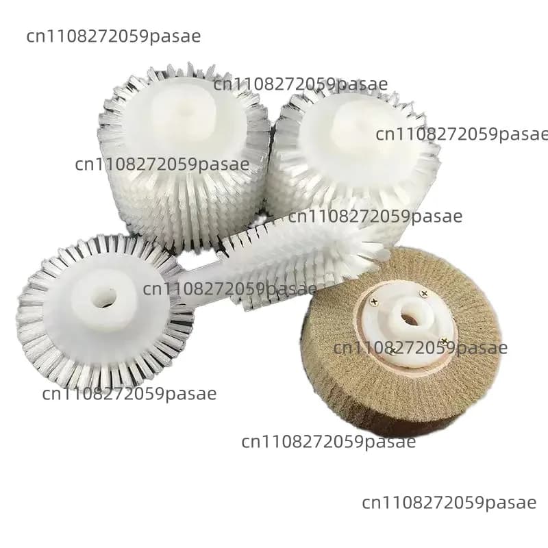 Set di 5 Spazzole a Rullo in Nylon di Grado Industriale Personalizzabili per Dispositivi di Pulizia Elettrica per Scarpe