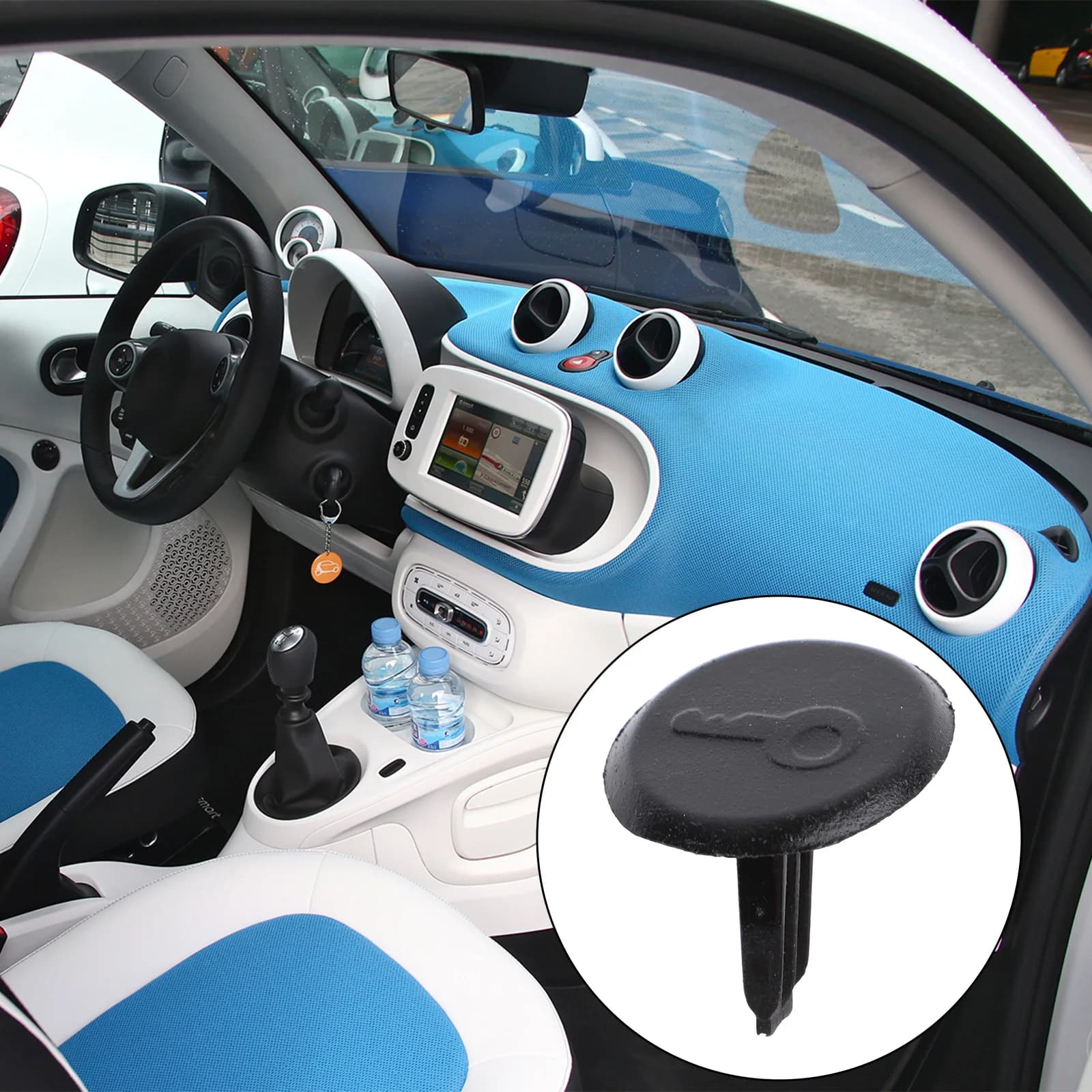 Maniglia della porta Serratura Chiave Copertura A4537230008 4537230008 Anteriore Sinistro Per Mercedes Per Benz Per-Smart Per Fortwo 453 Serrature di Plastica parti
