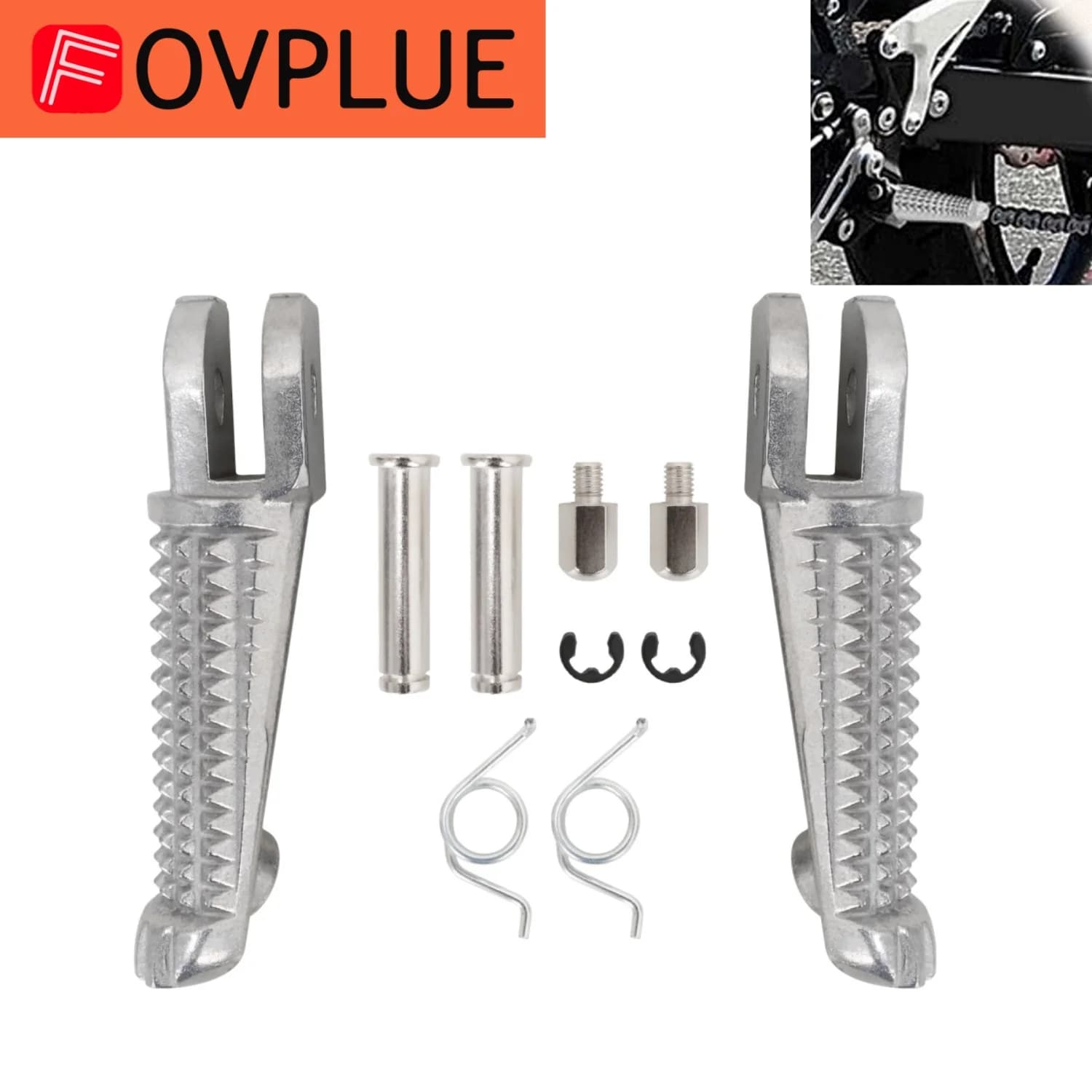 Motorcycle Rider Footrests accessories Front Foot pegs Pedals Kit For Yamaha MT09 FZ09 2017-2020 TRACER 900 YZFR6 1999-2021 2014
