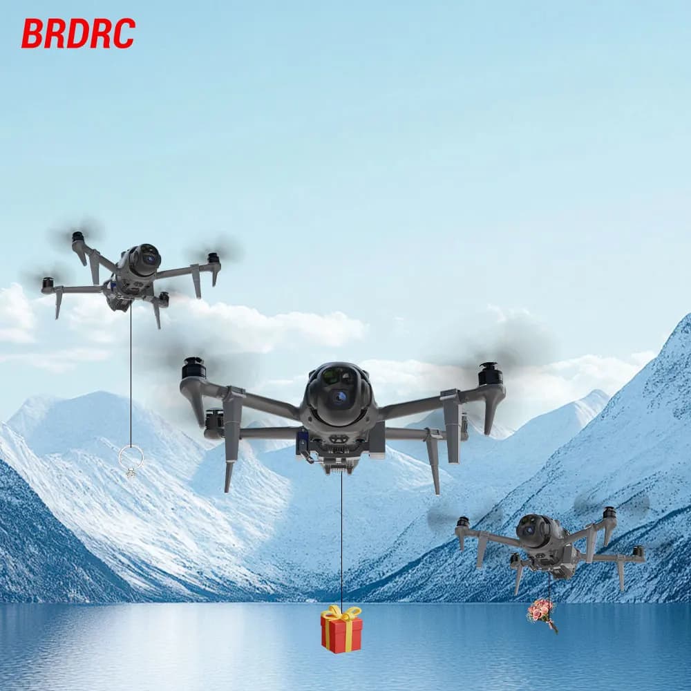 BRDRC Airdrop System For DJI Mavic 4 Pro Drone Accessories Thrower Payload Dropper Thrower Fishing Bait/Gift