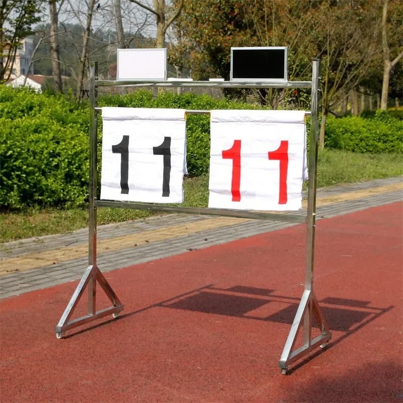 Tables Sports signs with Wheels, Portable board with Volleyball, Table tennis, Football, Basketball