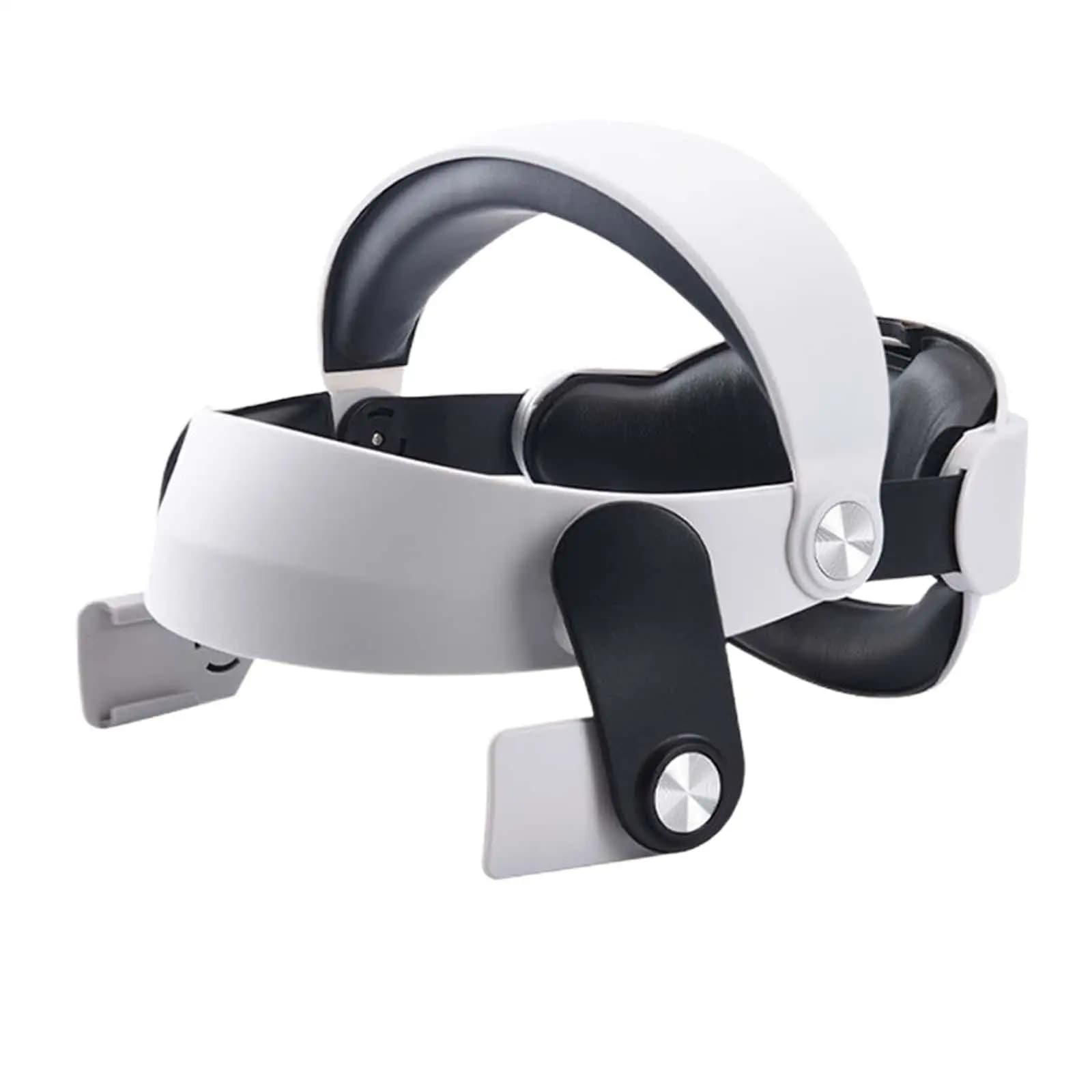 Adjustable head strap with telescopic buckle, face cushion for improved comfort, VR gaming accessories for VR Quest 2