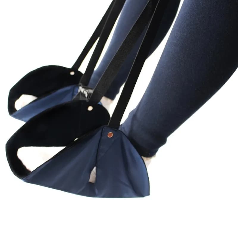 Comodo gancio da viaggio per aereo, poggiapiedi, amaca sotto la scrivania, volo, accessori per ufficio, amaca portatile ergonomica antiscivolo per piedi