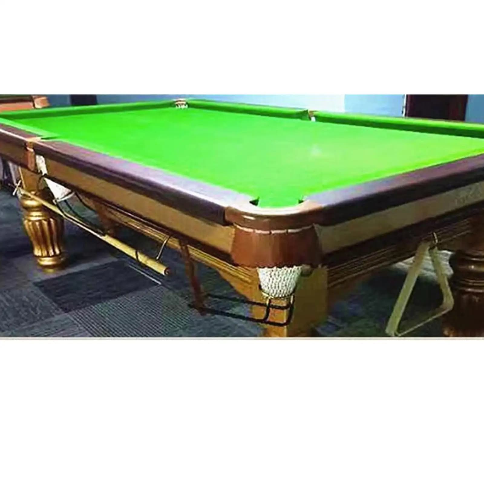Gancio per Stecca da Biliardo in Lega di Zinco, Supporto per Ponte da Biliardo con Viti per Accessori da Gioco Indoor