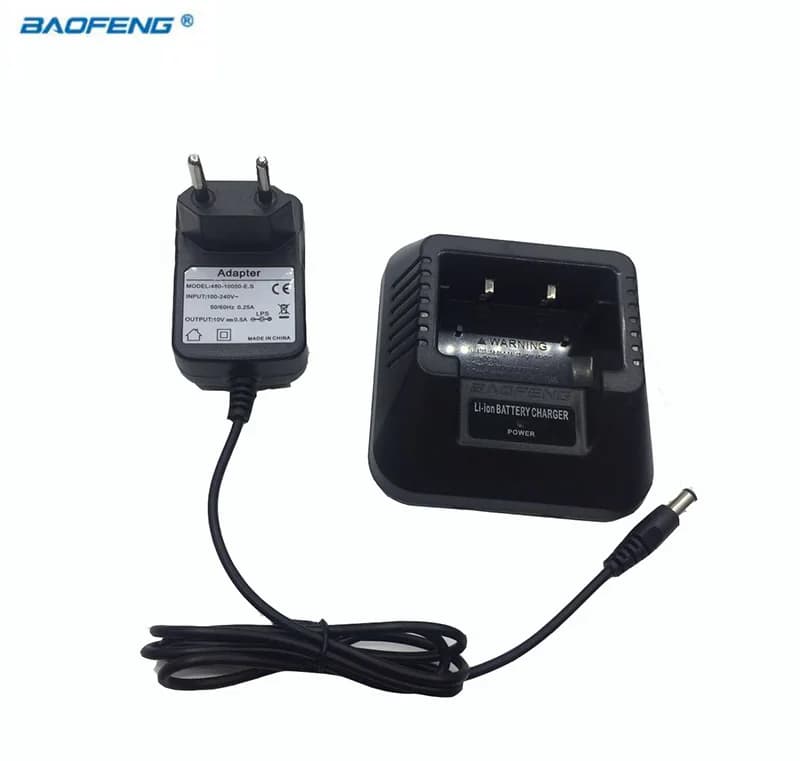 Caricabatterie domestico EU US Baofeng adattatore dock per caricabatterie da tavolo per UV 5R UV-5RE Radio Walkie Talkie Baofeng UV-5R accessori Standard