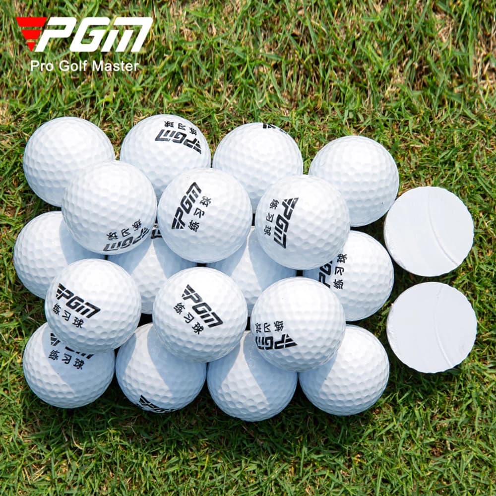 Pgm 1/10pcs Golf Balls Realistic Feel Dimple Design for Indoor and Outdoor Training Spin Control Single-layer Golf Practice Ball
