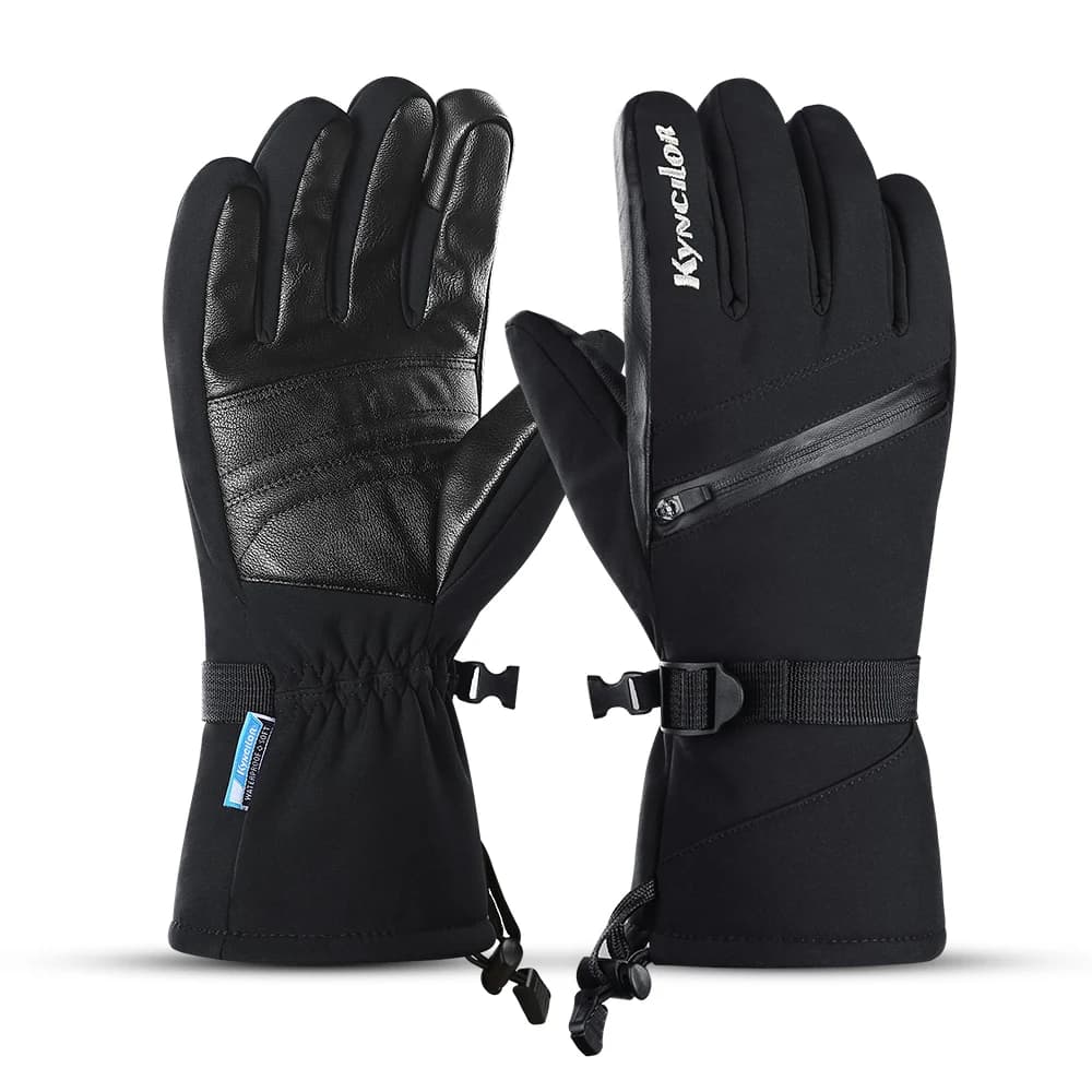 Guanti da Sci Touch Screen, Guanti da Snowboard, Guanti Invernali per Motoslitta e Moto, Antivento, Unisex