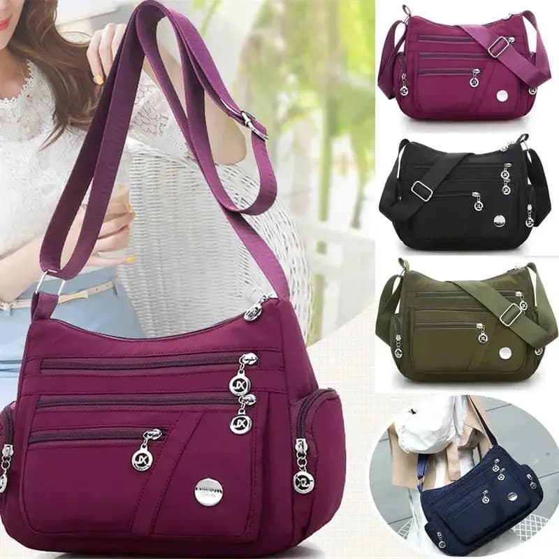 Borsa da donna Cossbody Borsa a tracolla impermeabile Tote Borsa casual in nylon Borsa a tracolla leggera RFID