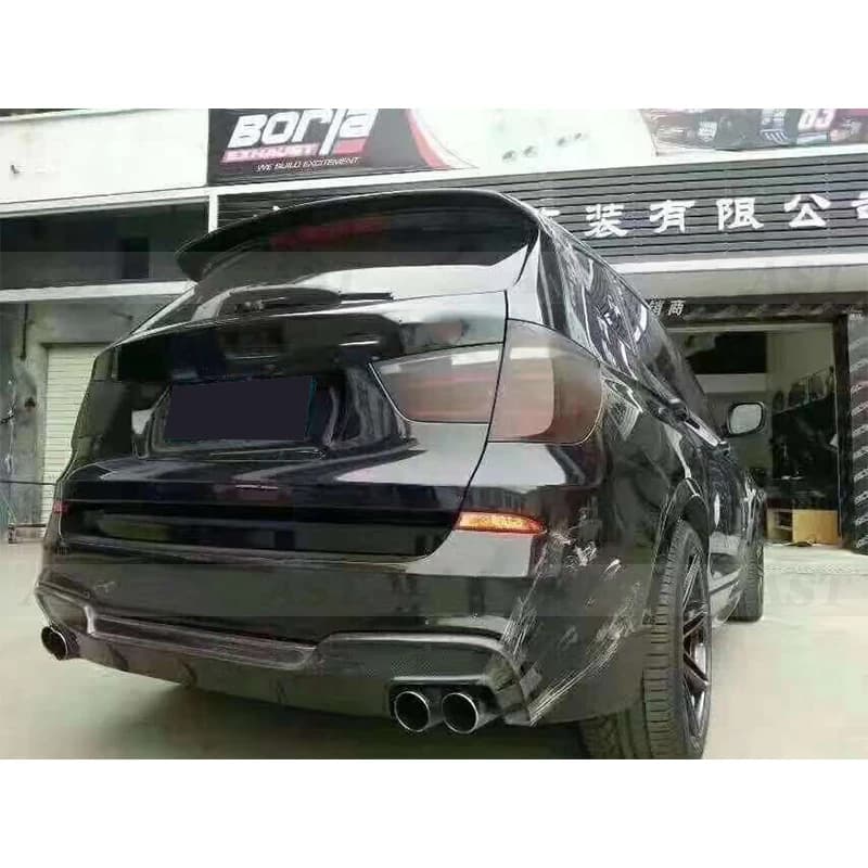 Carbon Fiber Rear Bumper Diffuser Back Lip For BMW X3 F25 Rear Lip Spoiler Splitter Car Accessories Body Kits