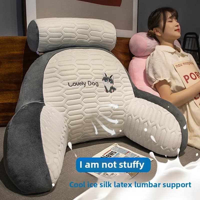 Cuscino da letto morbido, cuscino lombare, grande cuscino schienale, cuscino per divano letto, cuscino da lettura per dormitorio, cuscino tatami